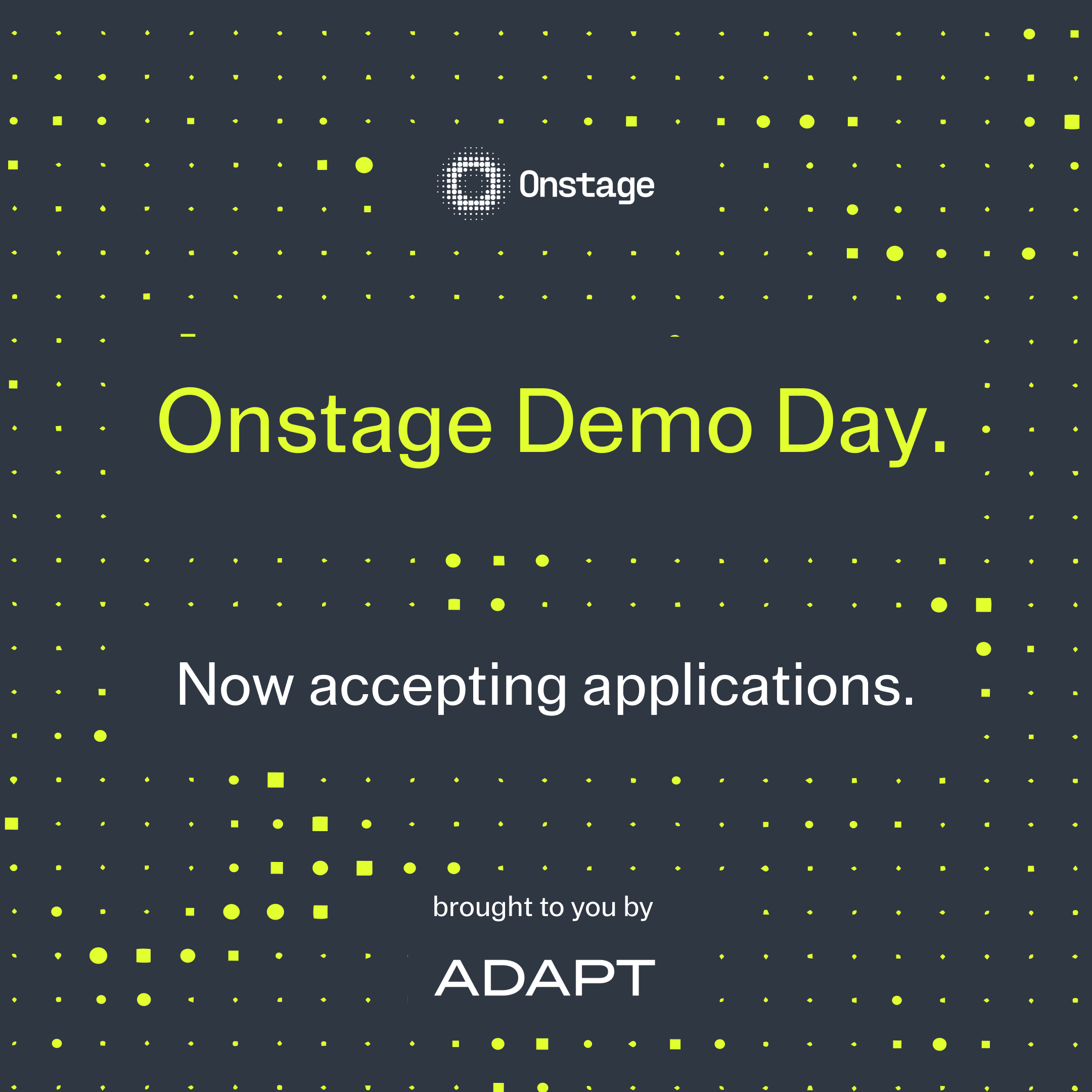 Onstage S25 Demo Day
