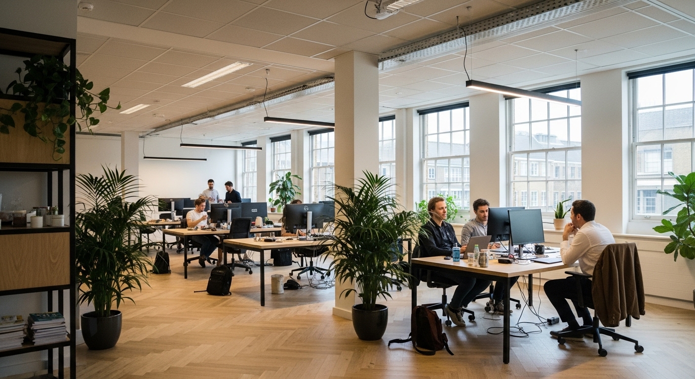 modern office space in london