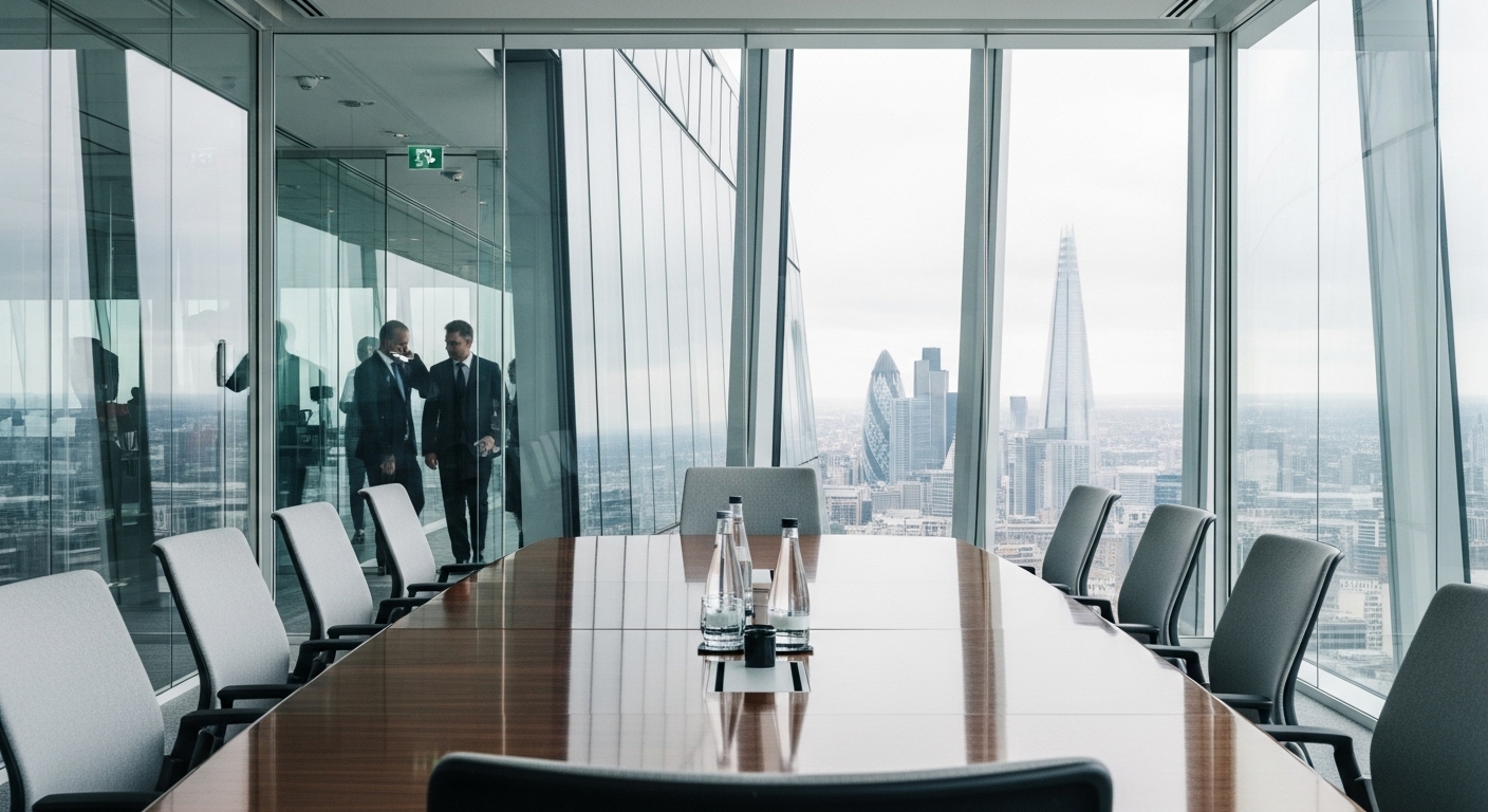 people standing outside discussing about meeting room costs in london