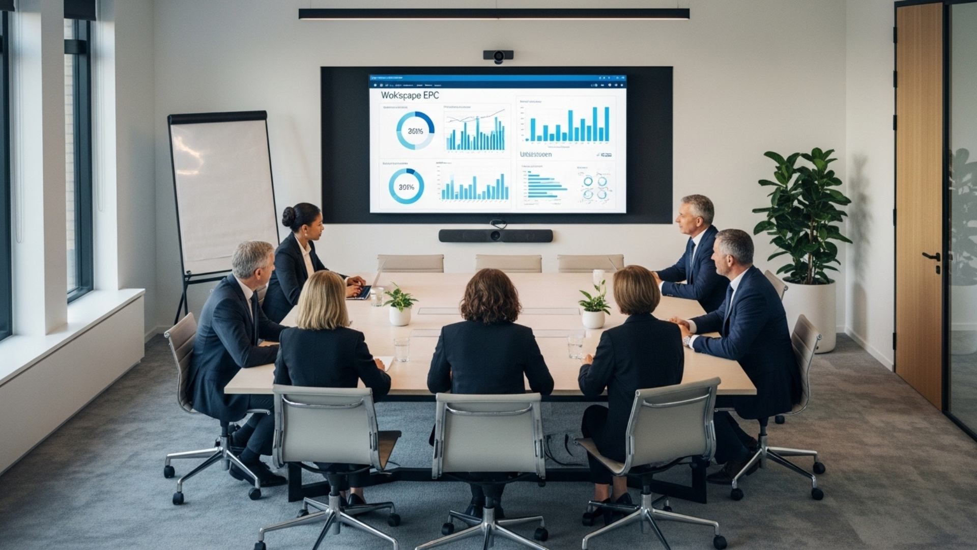 boards making a data driven decision on office space