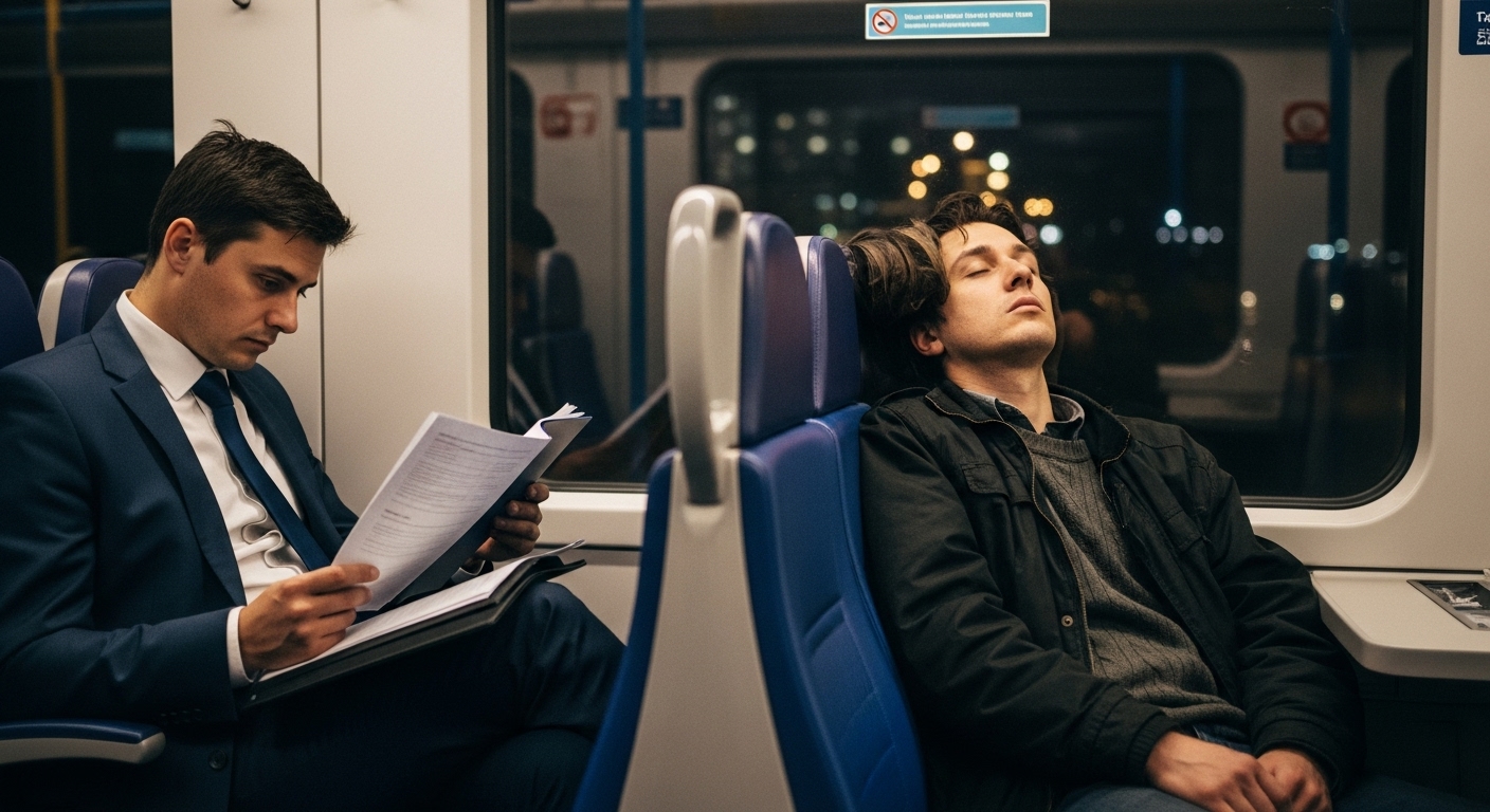 people commuting to their office