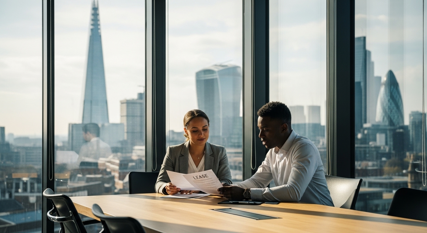 people discussing in a south london office space