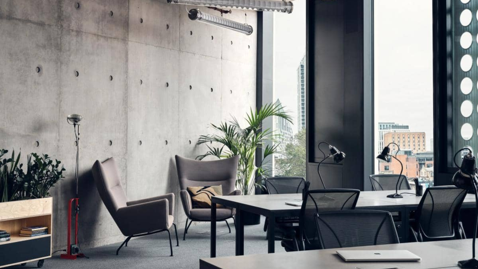 interior office view of Fora White Collar Factory at old street