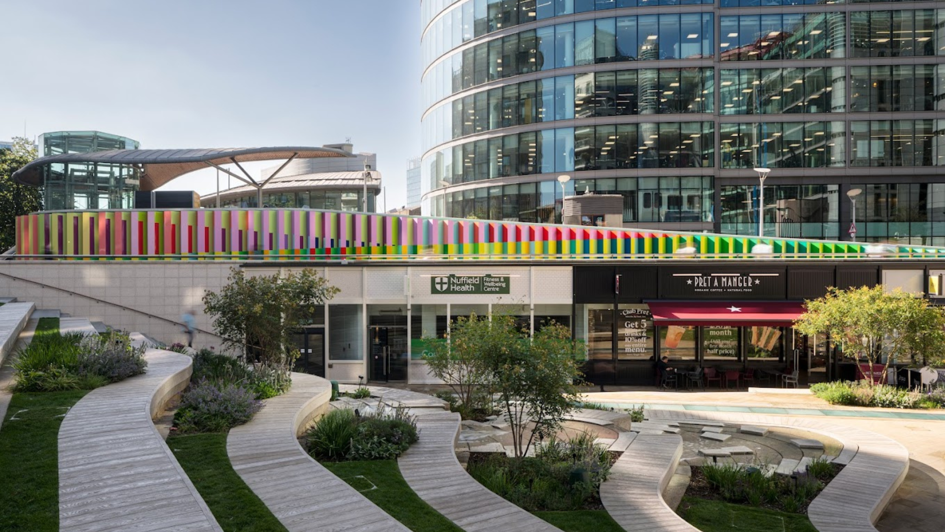 exterior office view of Paddington Central