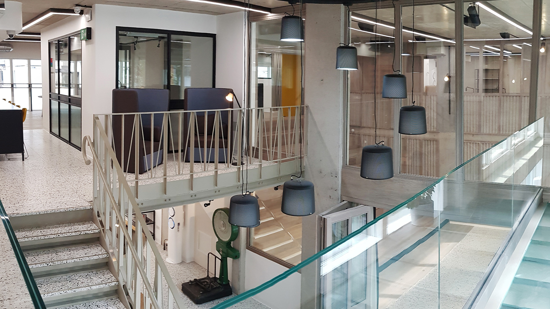 interior office view of Paddington works at paddington