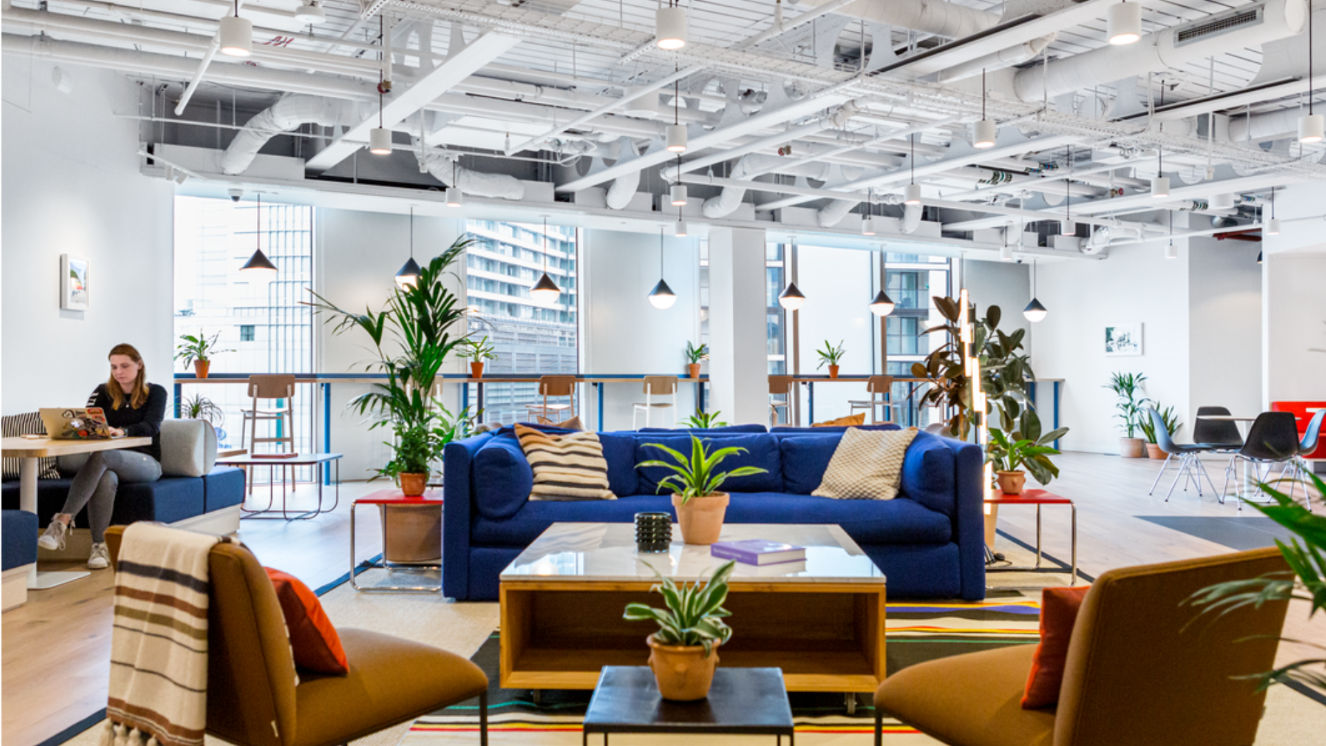 interior office view of the wework 5 merchant square at paddington