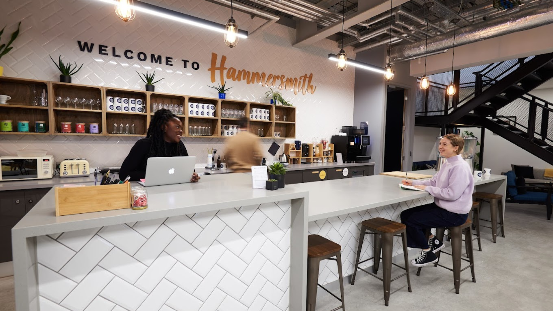 interior office view of Work.Life Hammersmith at Hammersmith