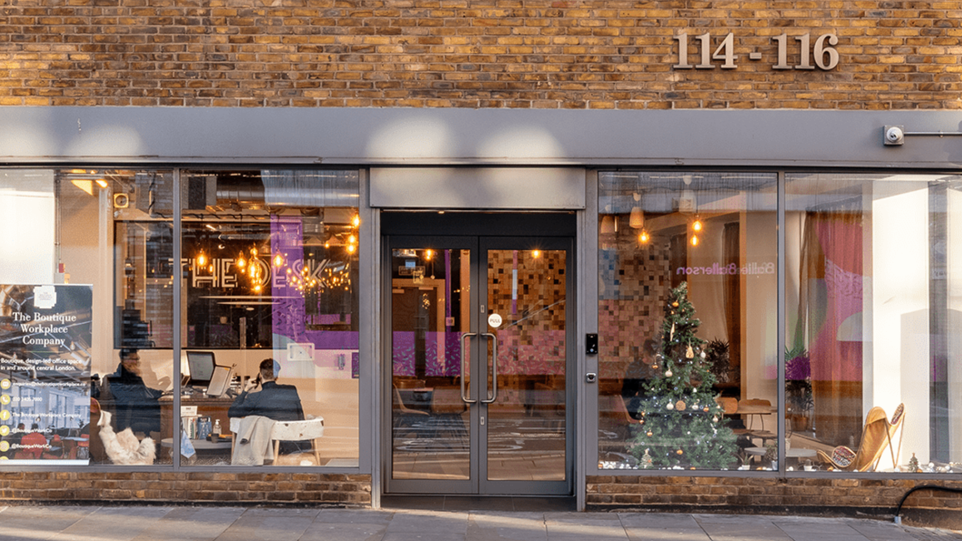 exterior office space of boutique workplace company