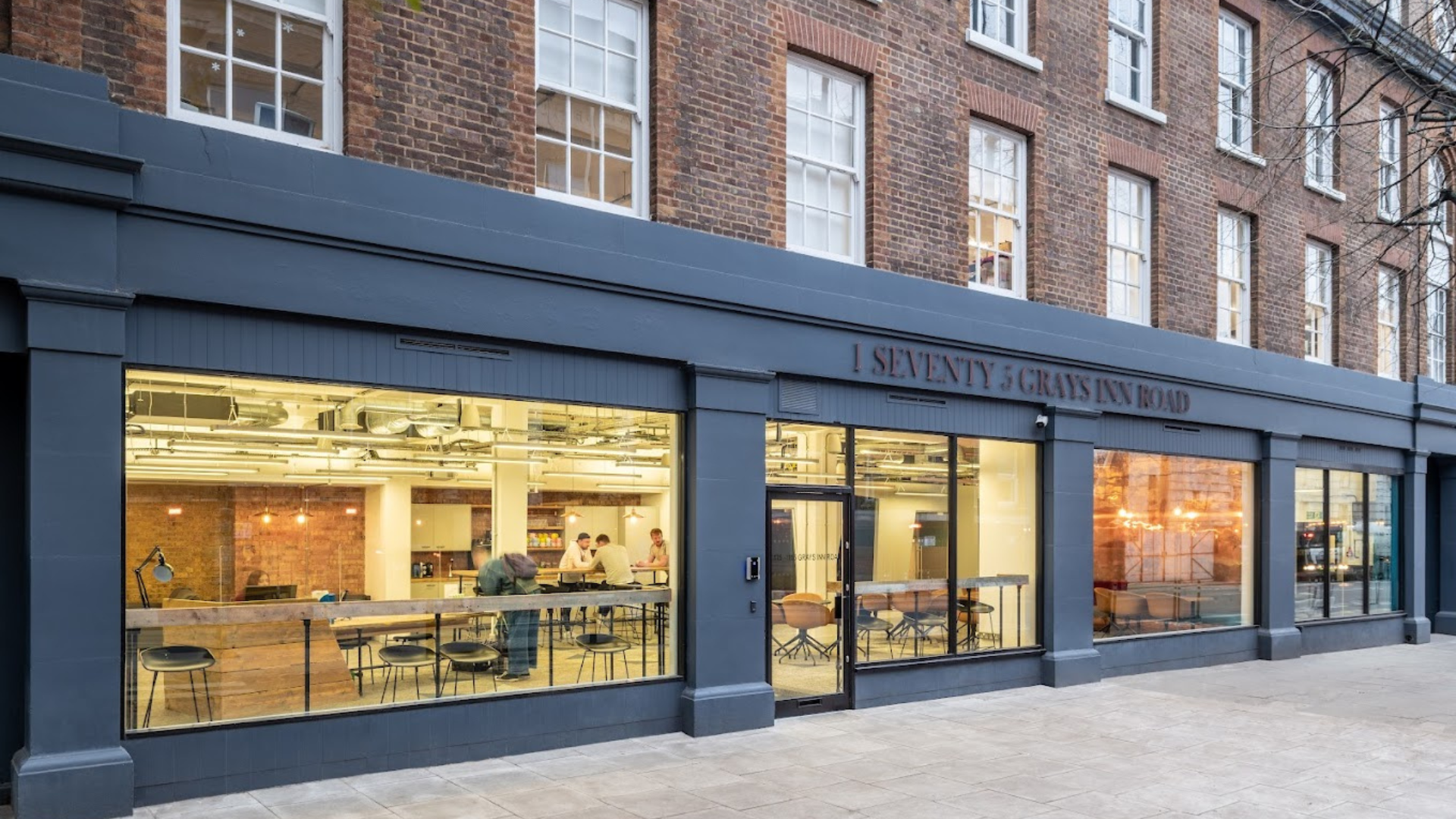 external view of the boutique workplace on kings cross