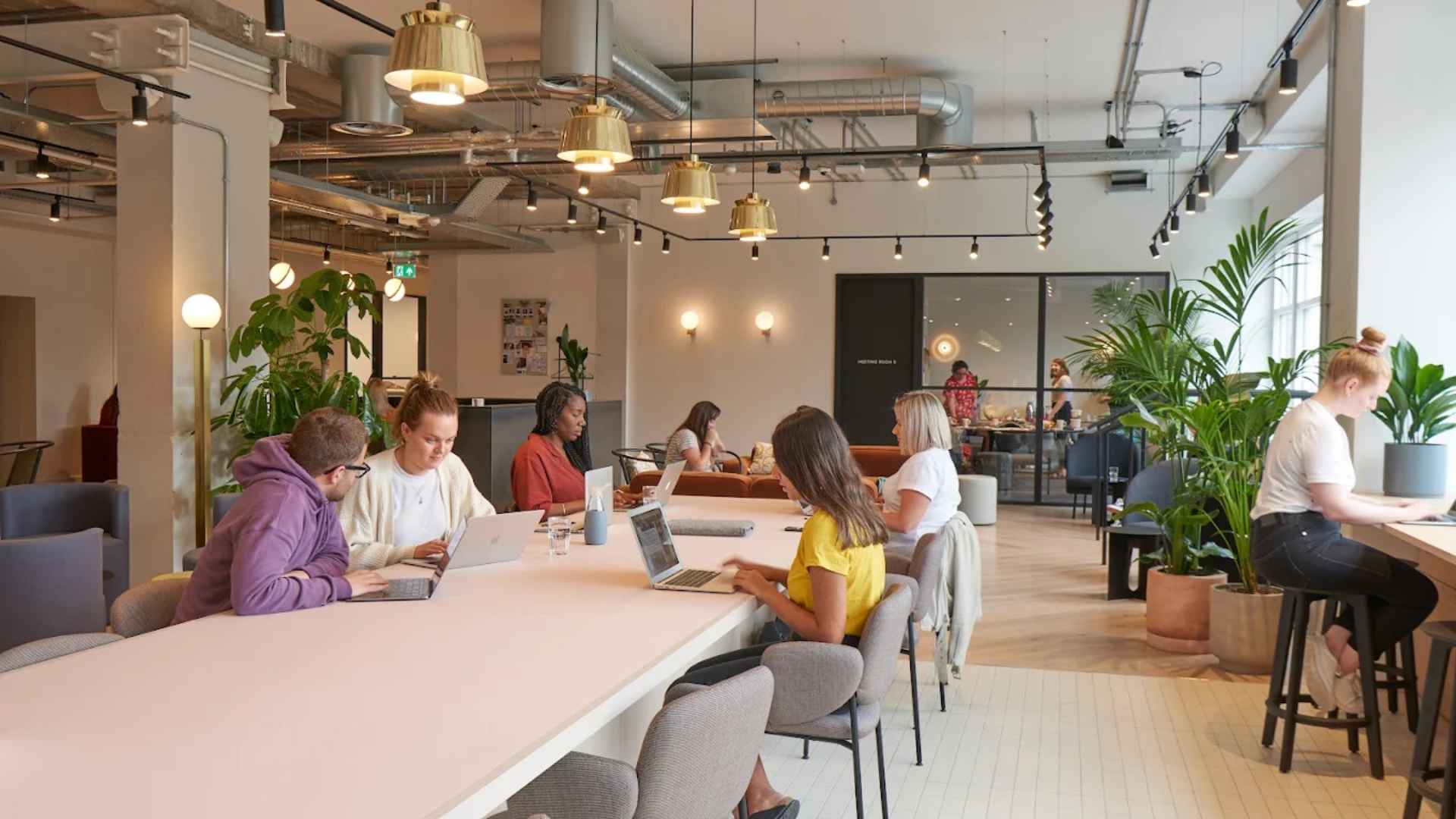 interior office view of the fora workspace at convent garden