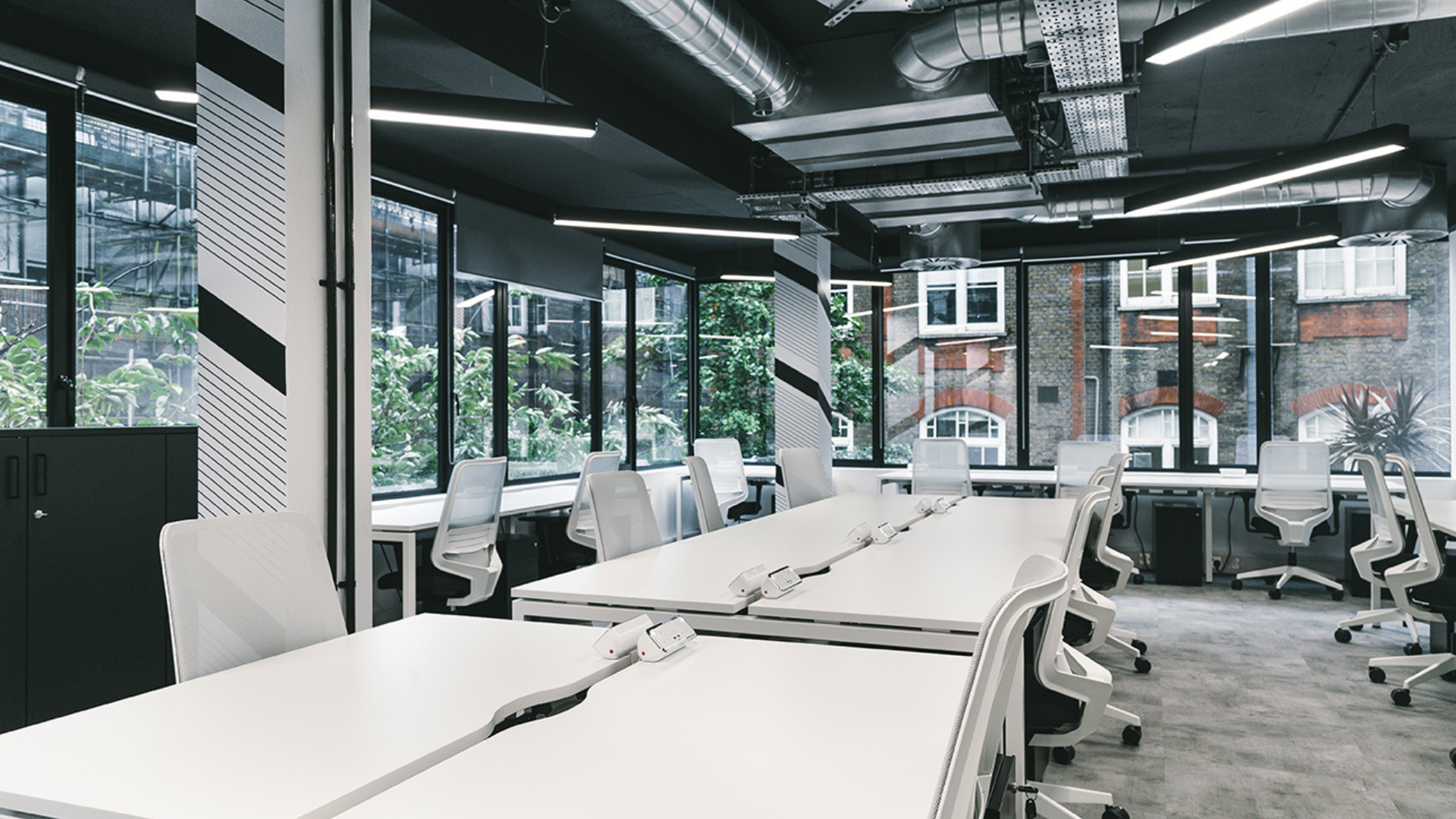 interior office view of Huckletree Soho in Central London