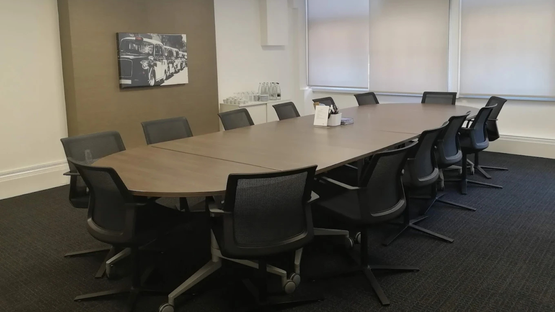 Interior office view of the Regus workspace at Chancery House