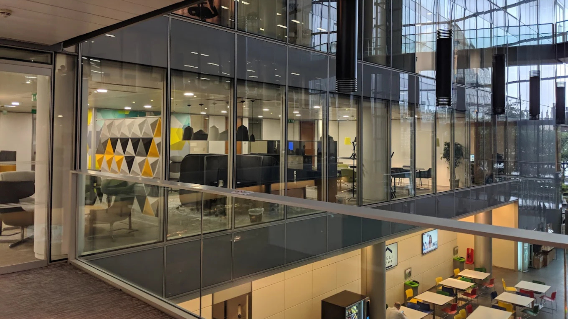 Interior office view of the Regus workspace near Borough Market