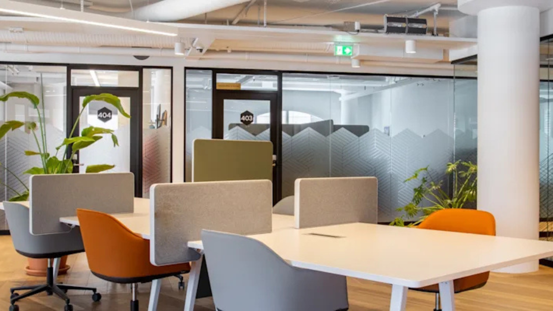 interior office view of the spaces workspace at convent garden
