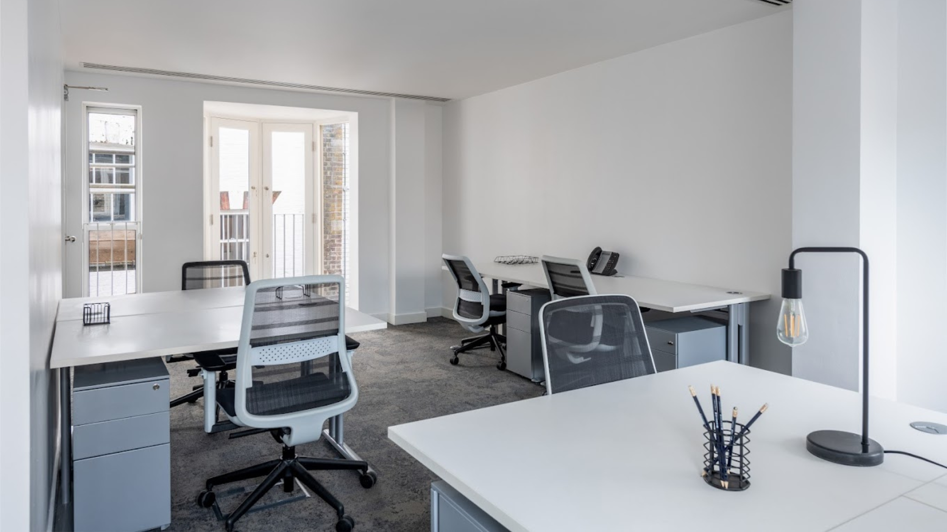 interior office view of the boutique workplace in Central London