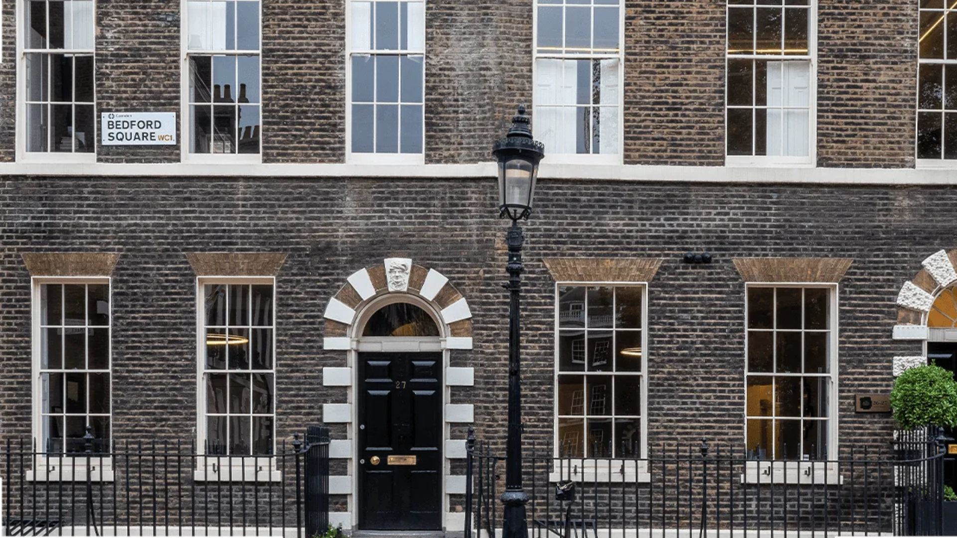 exterior office view of the boutique workspace in central london
