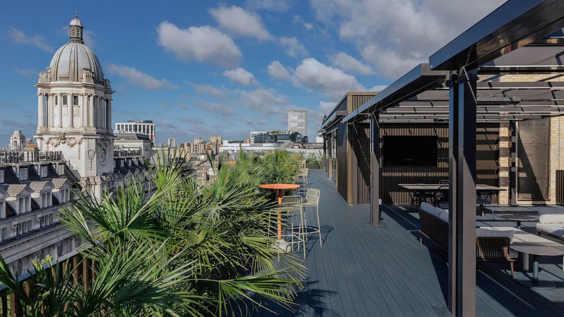 rooftop view from the uncommon workspace in central london