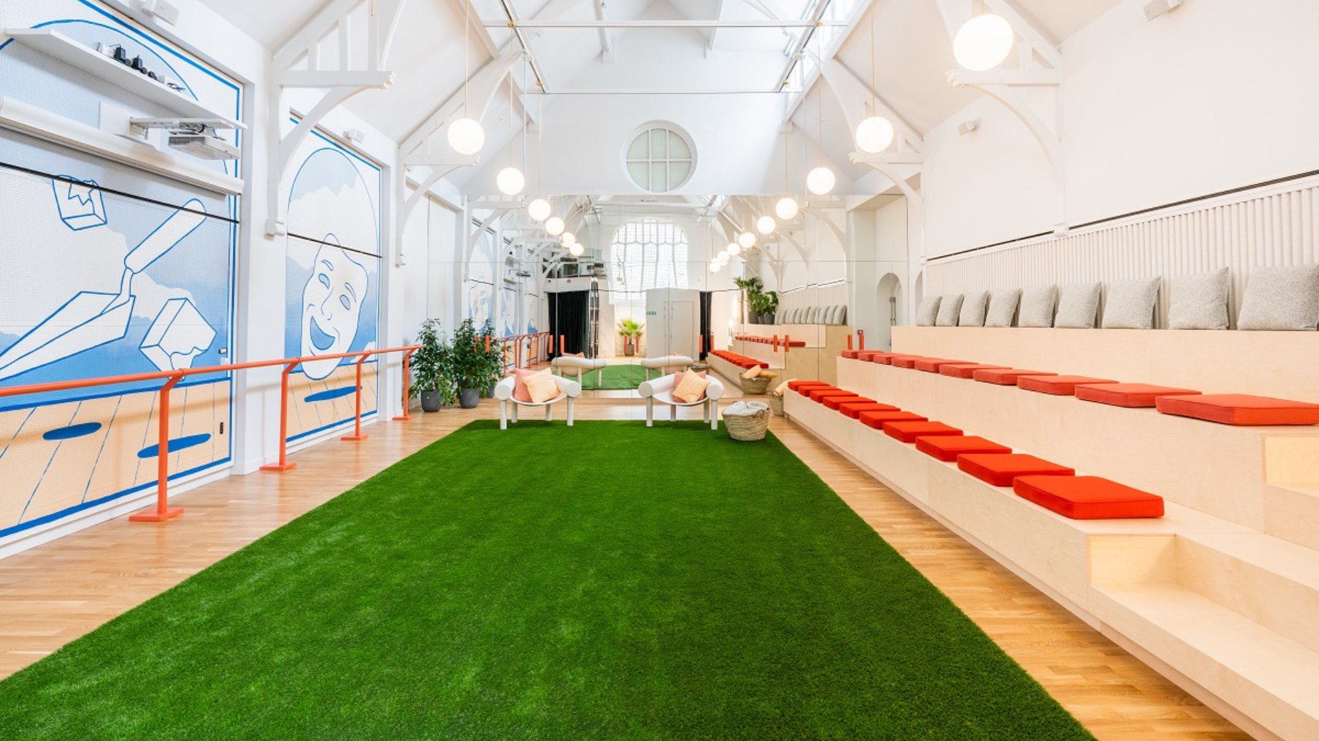interior office view of the WeWork 125 Kingsway in Holborn, London