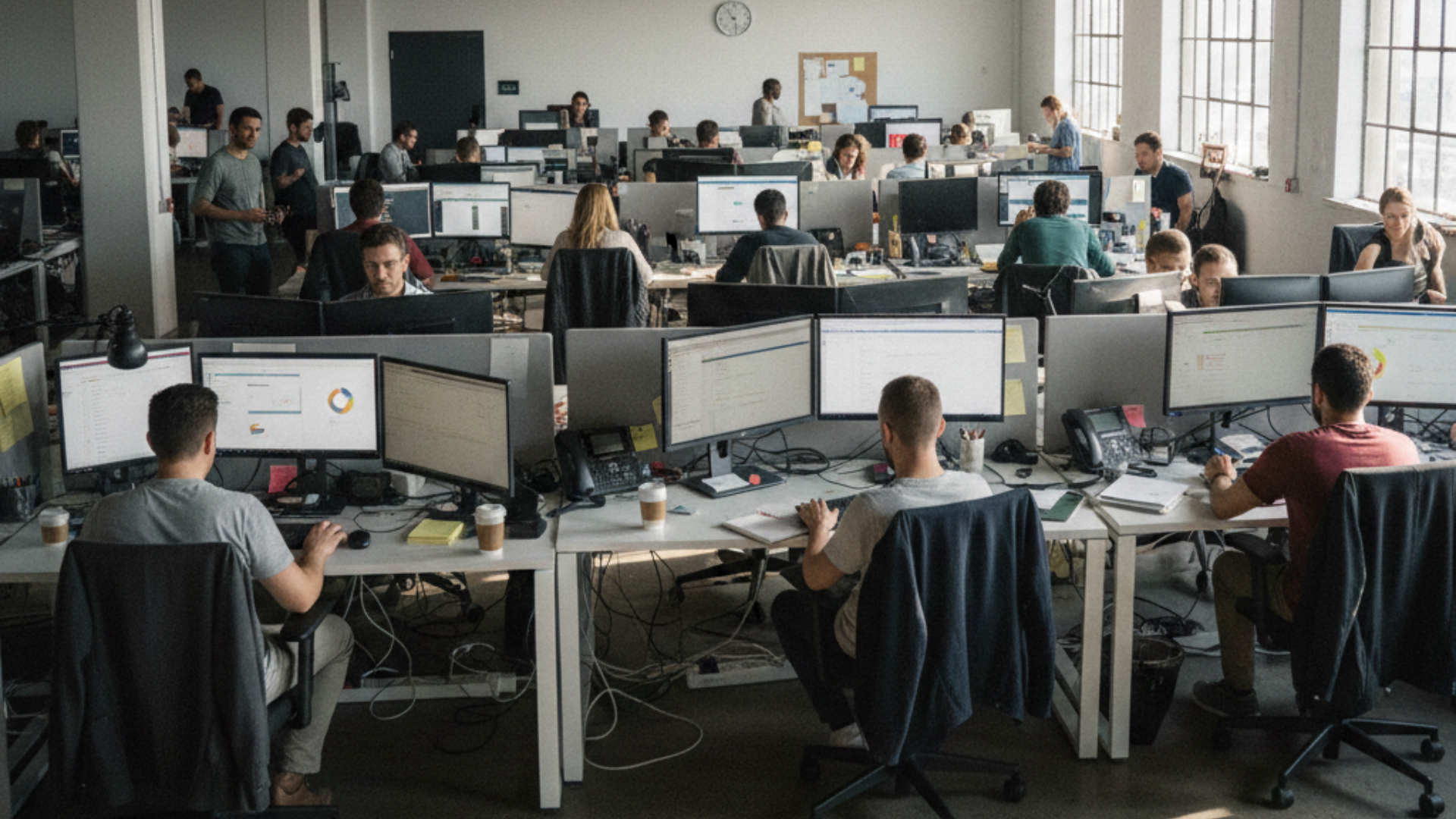 overcrowded office spaces decrease productivity