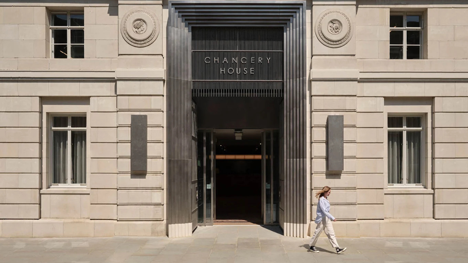 Exterior office view of the FORA Chancery House workspace in London