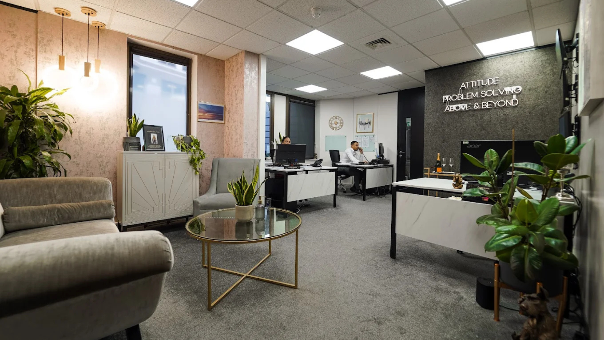 Interior office view of the One Ave Dawson House workspace in London