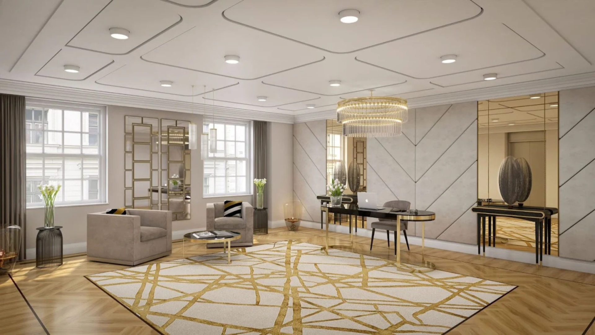 Interior office view of the One Ave North Row workspace in London