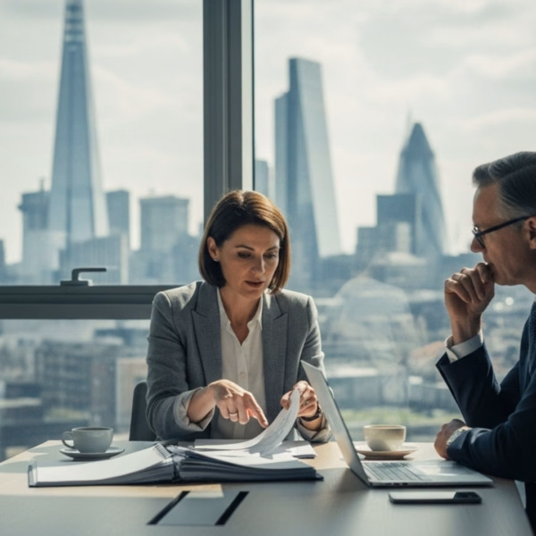founders discussing office leases funding signals
