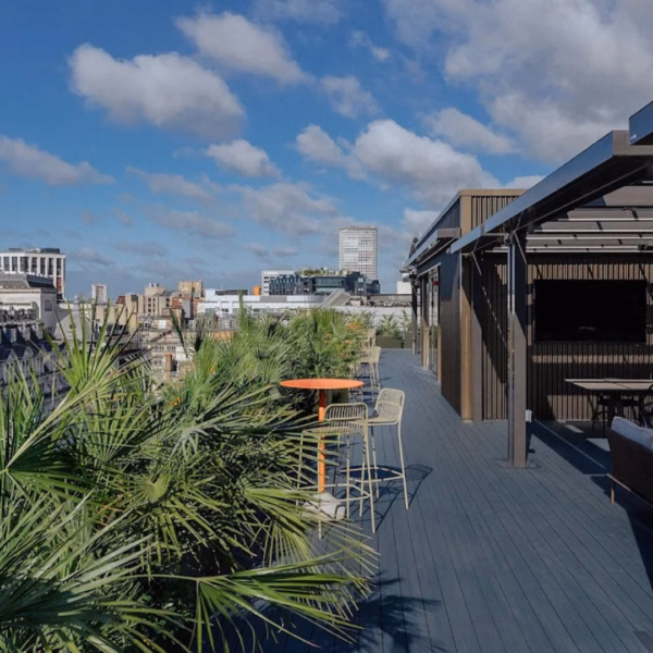 rooftop view from the uncommon workspace in central london