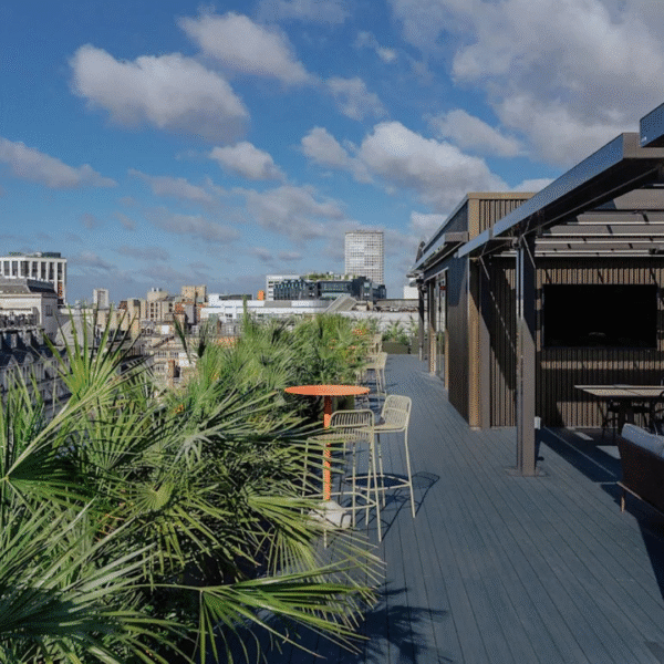 rooftop view from the uncommon workspace in central london
