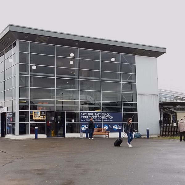 Derby Train Station with direct links to London