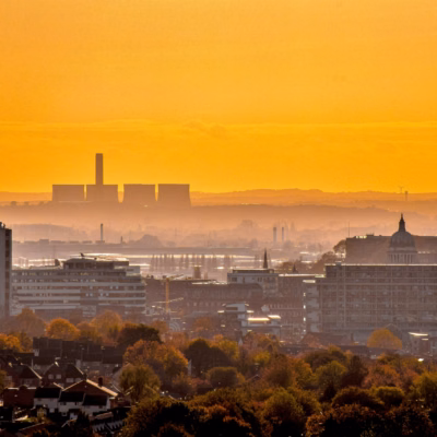Flexible and serviced office space in Nottingham skyline view
